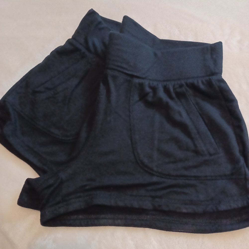 Athleta Black High Waist Athletic Shorts